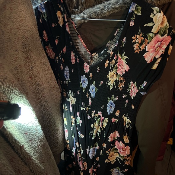 torrid Dresses & Skirts - Torrid Black and Multicolor floral Dress